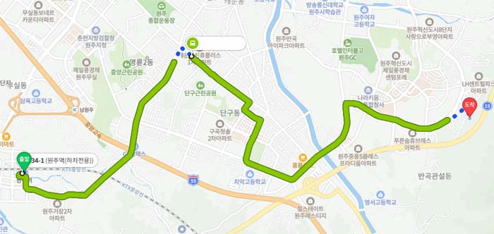 원주역 반곡역 똬리굴 관광열차 가는 방법